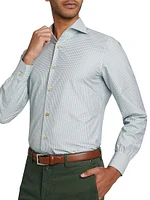 Check Cotton Button-Front Shirt