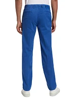 Stretch Cotton-Blend Flat-Front Trousers