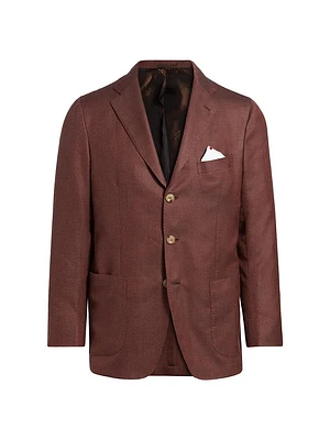 Wool & Silk Tailored Jacket