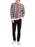 Plaid Cotton Cardigan