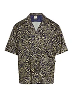 Aloha Zebra Swirl Short-Sleeve Shirt