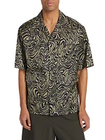 Aloha Zebra Swirl Short-Sleeve Shirt