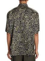 Aloha Zebra Swirl Short-Sleeve Shirt