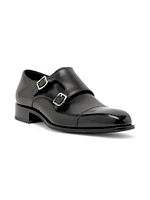 Claydon Leather Double-Monk-Strap Shoes