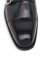 Claydon Leather Double-Monk-Strap Shoes