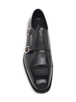 Claydon Leather Double-Monk-Strap Shoes