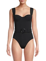 Parker Belted One-Piece Swimsuit