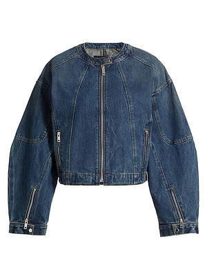 Logan Denim Moto Jacket