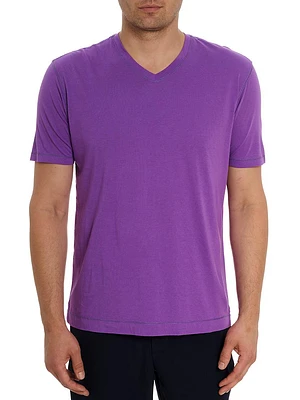 Eastwood Cotton-Blend V-Neck T-Shirt