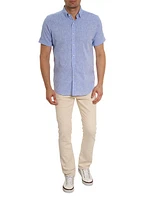 Palmer Linen & Cotton-Blend Shirt