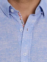 Reid Cotton Button-Front Shirt