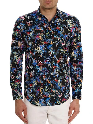 Electric Reef Graphic Cotton Shirt