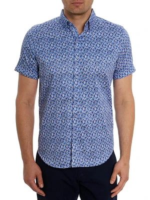 Wade Abstract Cotton Shirt