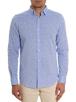 Palmer Woven Button-Up Shirt