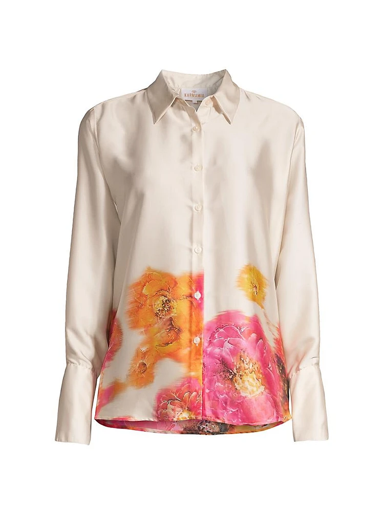 Joseph Floral Satin Shirt