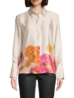 Joseph Floral Satin Shirt