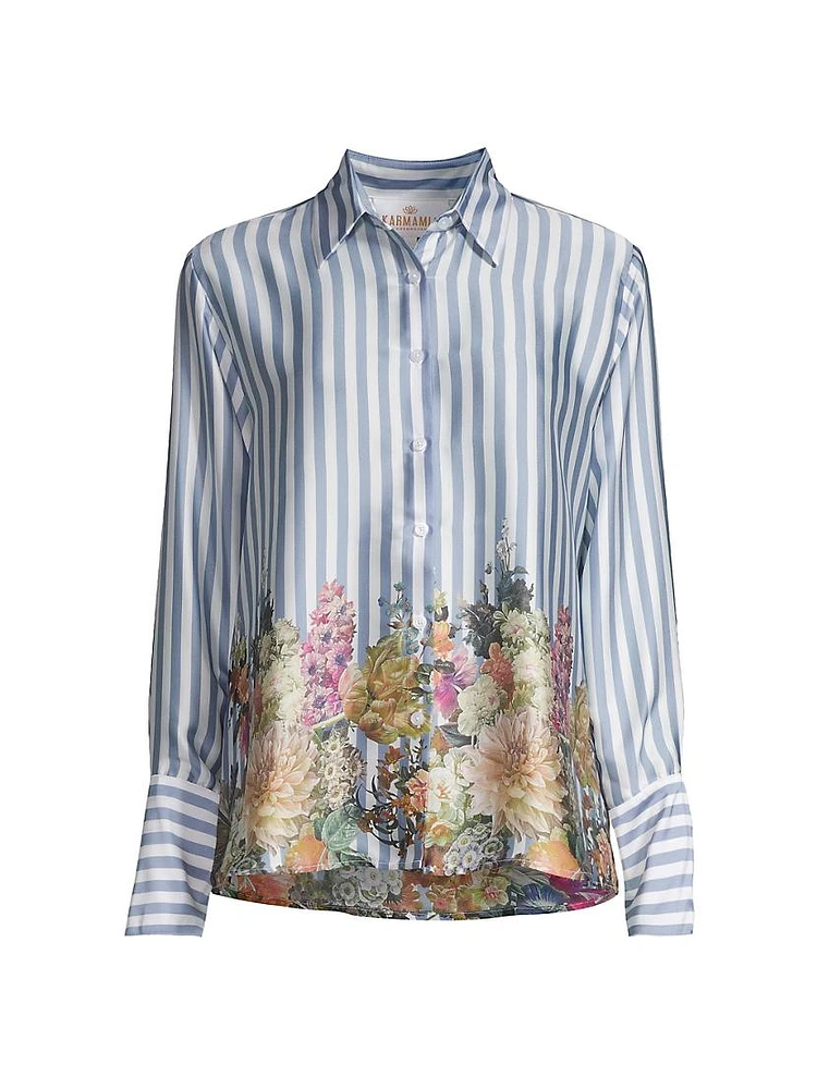 Joseph Floral Satin Shirt