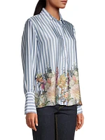 Joseph Floral Satin Shirt