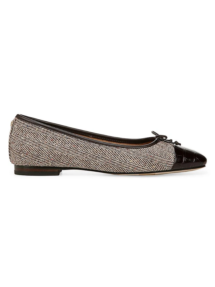 Marley Cap-Toe Ballet Flats