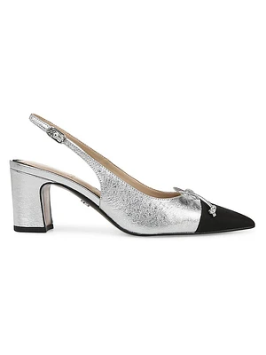 Willette 65MM Bowtie Slingback Pumps