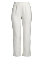 Lanza Cropped Straight-Leg Pants