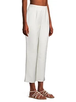 Lanza Cropped Straight-Leg Pants