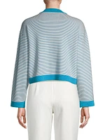 Lise Striped Knit Jacket