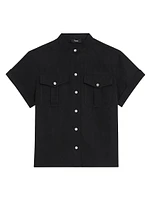 Short-Sleeve Military Shirt