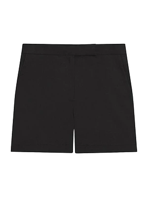 Linen-Blend Shorts