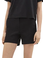 Linen-Blend Shorts