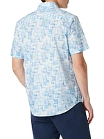 Orson Abstract Stretch-Cotton Shirt