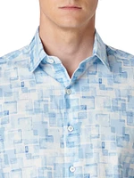 Orson Abstract Stretch-Cotton Shirt