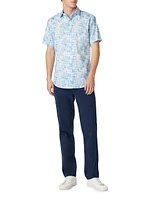 Orson Abstract Stretch-Cotton Shirt