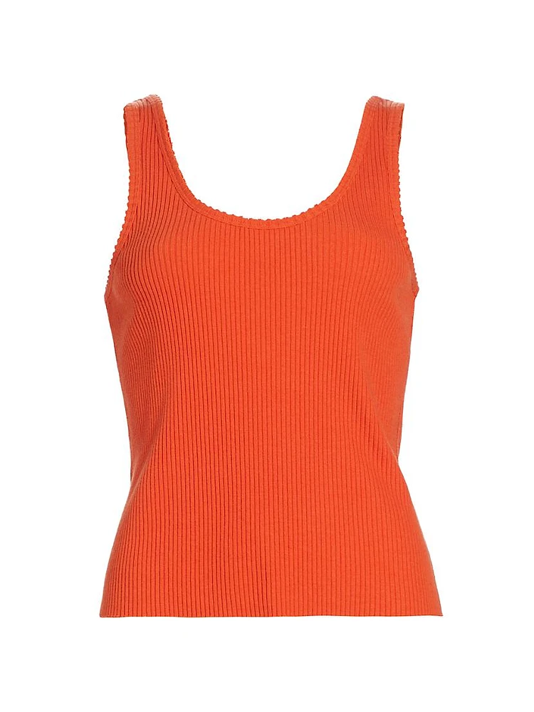 Fitted Rib-Knit Tank