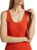 Fitted Rib-Knit Tank