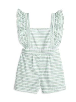 Little Girl's Blanche Printed Ruffled Romper