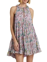 Phyllis Floral Tent Minidress