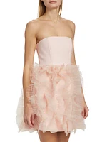 Ryan Ruffled Strapless Minidress