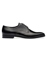 Brushed Leather Derby Shoes