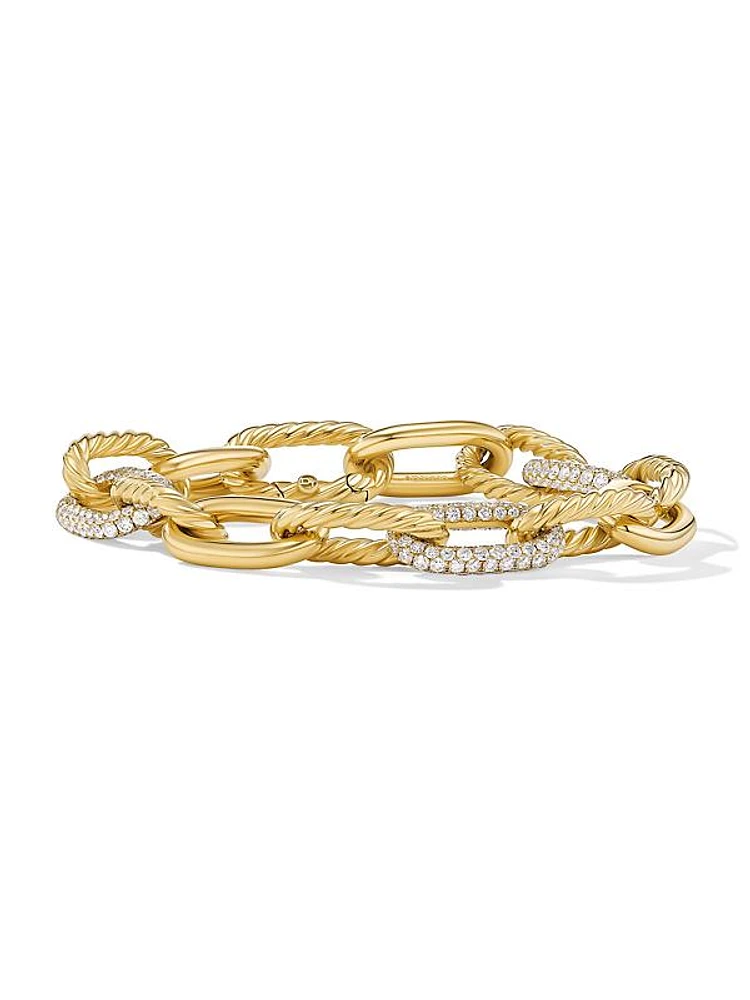 DY Madison Chain Bracelet in 18K Yellow Gold