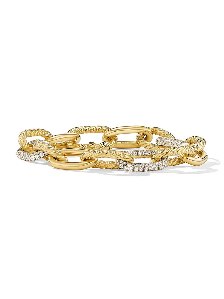 DY Madison Chain Bracelet 18K Yellow Gold