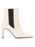 Wally 90MM Leather Ankle Boots