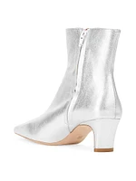 Wally 55MM Metallic Leather Ankle Boots