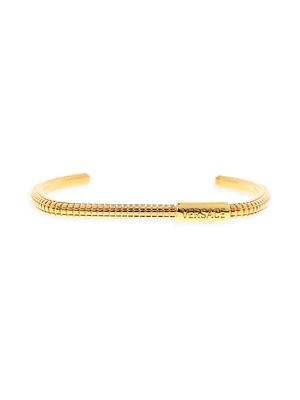 Goldtone Logo Cuff