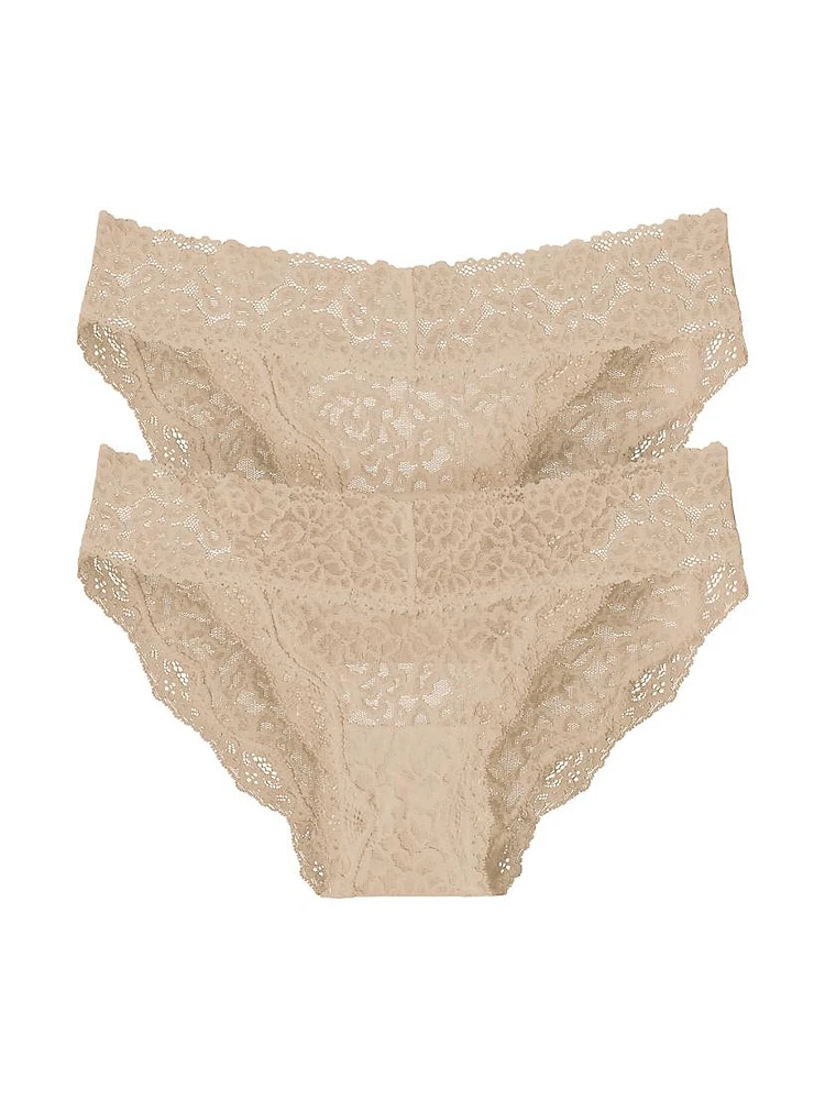 Stretch Lace Brief Set