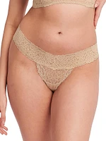 Stretch Lace Thong Set