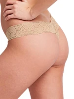 Stretch Lace Thong Set