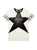 Little Girl's & Logo Star Jersey Shirtdress