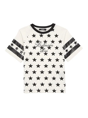 Little Boy's & Logo Star Print T-Shirt