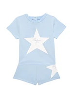 Baby Boy's Star Jersey Shorts